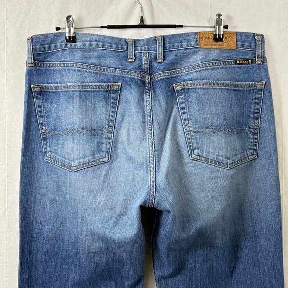 Lucky Brand Jeans Mens Sz 36x34 Vintage Straight Chardon Wash Stretch Denim - Picture 10 of 12
